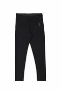 Girl's Black Leggings