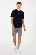 Men's Comfort Fit Crew Neck Navy T-Shirt