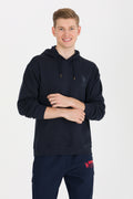 Men's Navy Blue Hooded Comfort Sweatshirt