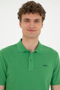 Men's Green Basic T-Shirt