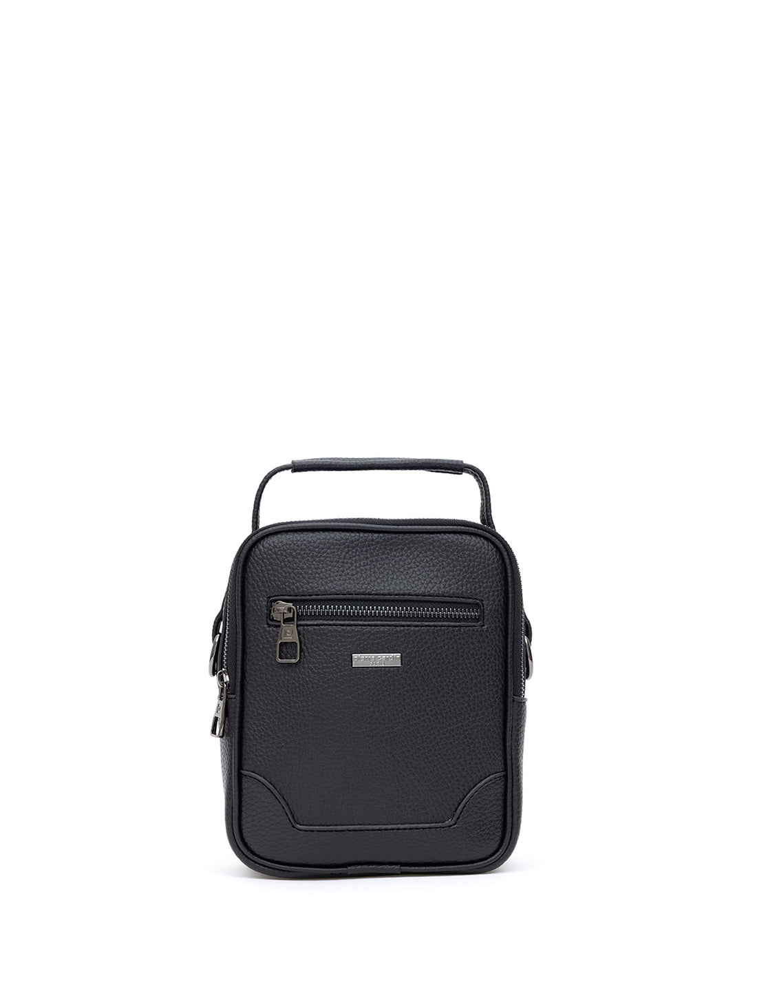 Men's Black Strap Handbag