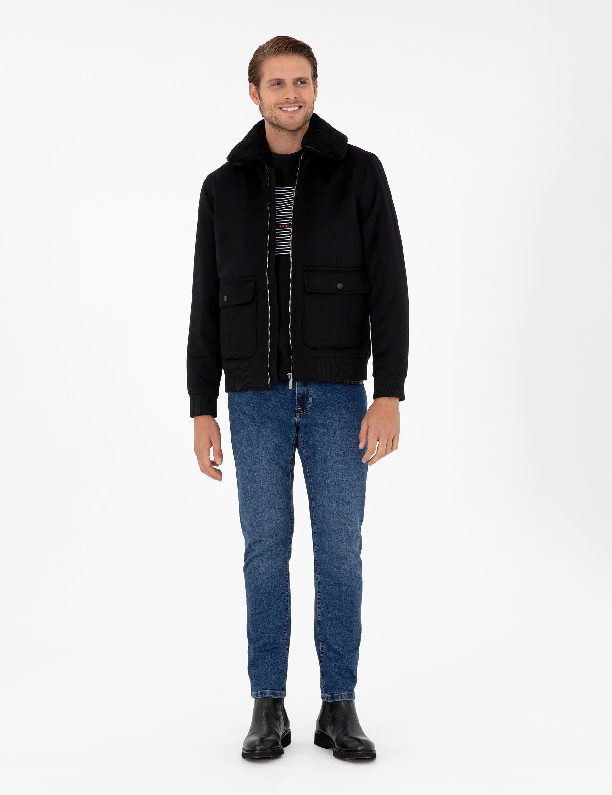 Black Cashmere Coat