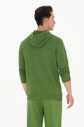 Men's Green Basic Sweatshirt