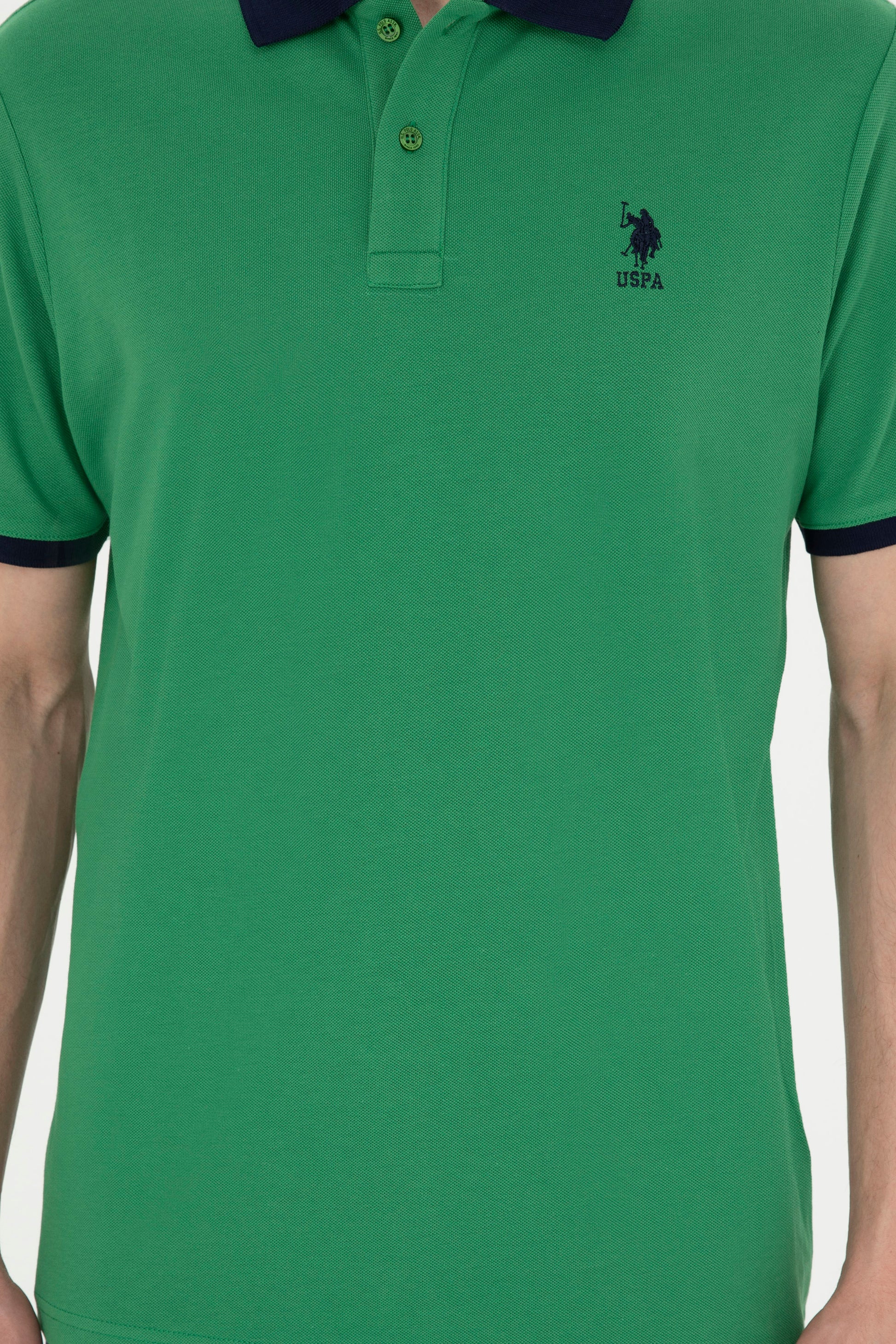 Men's Green Basic T-Shirt