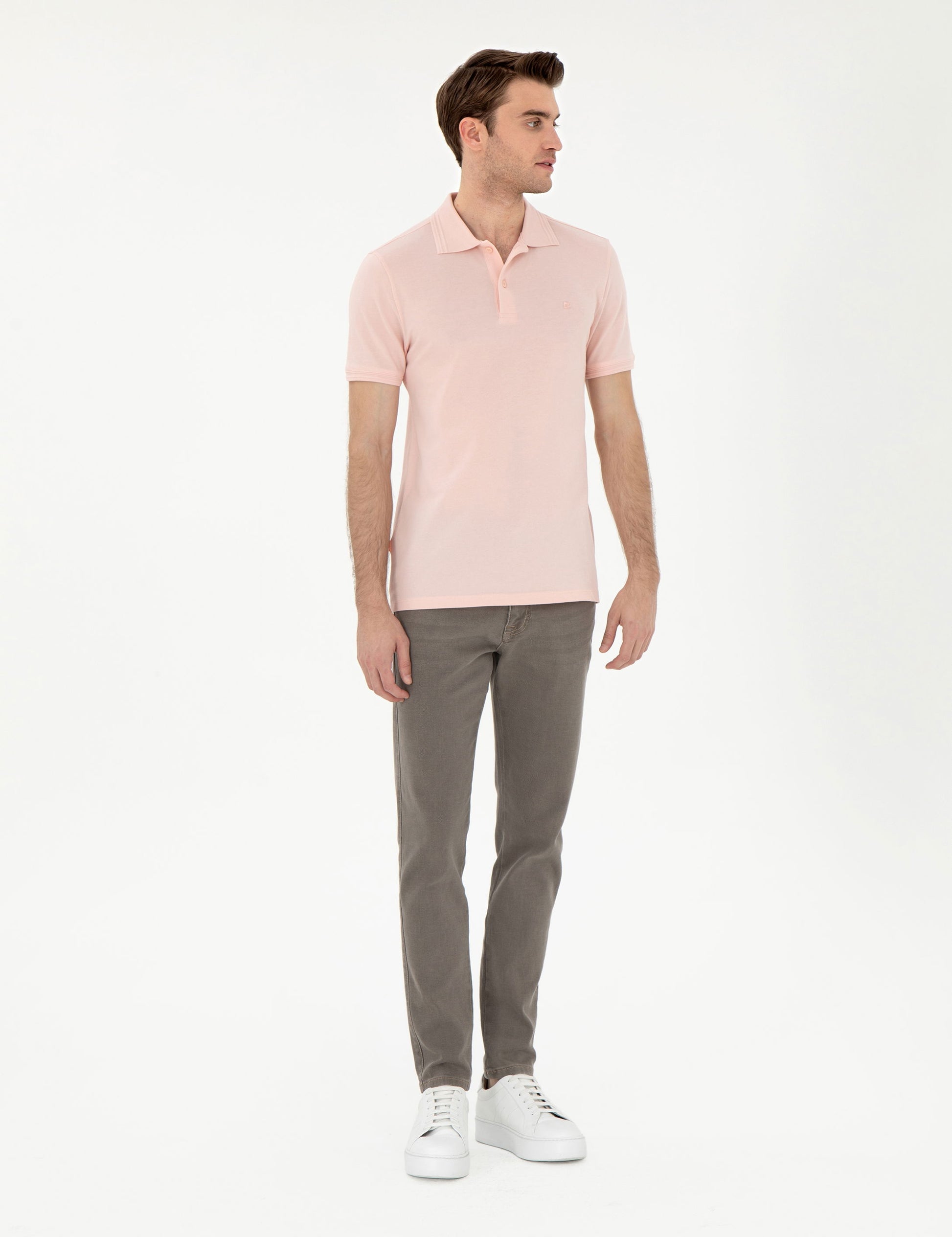 Powder Slim Fit 100% Cotton Polo Neck Basic T-Shirt