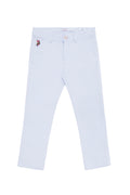 Boy's Light Blue Canvas Pants