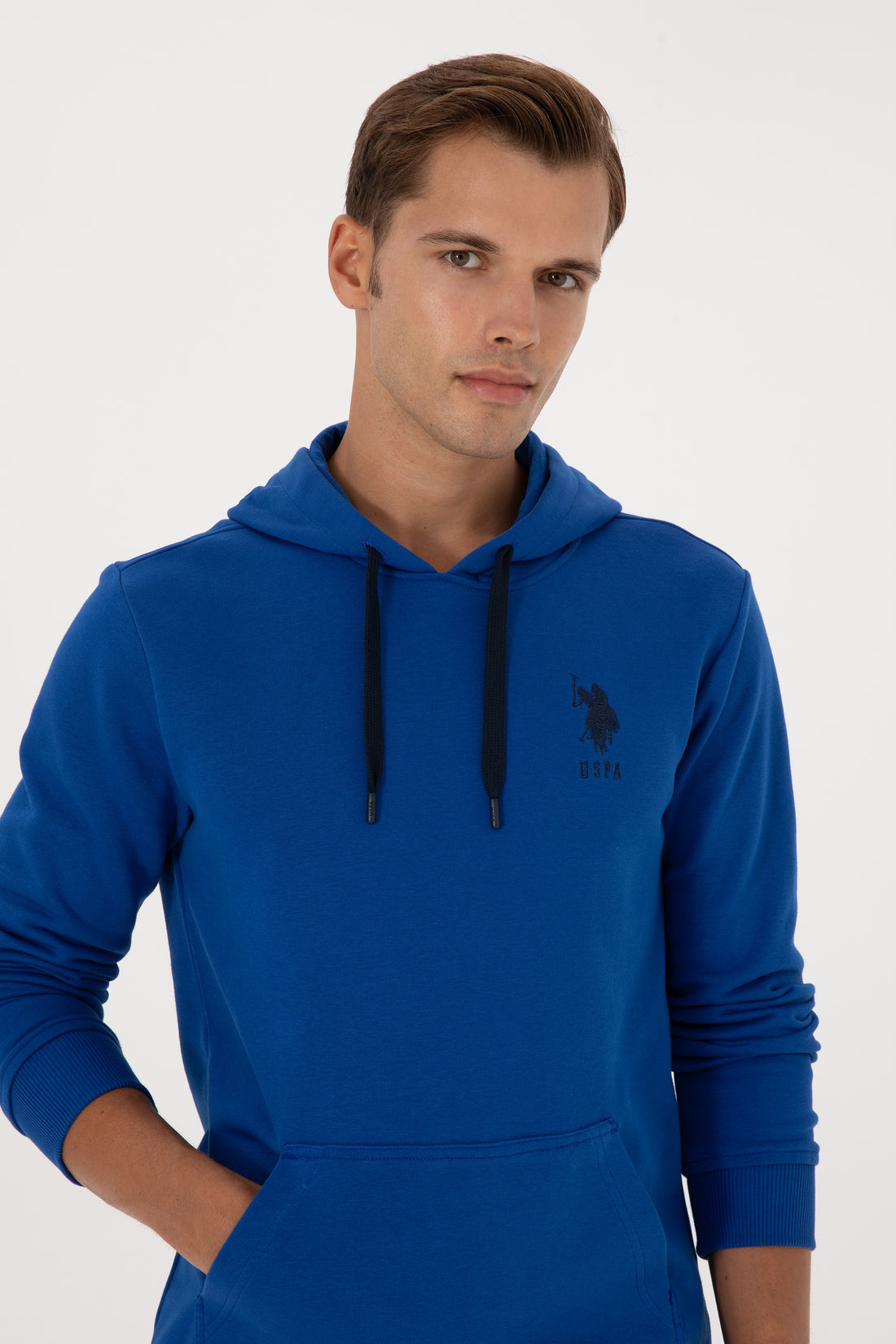 Men's Blue Basic Sweatshirt