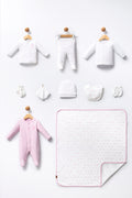 Baby Girl White Hospital Outlet Set of 10