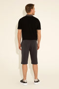 Men's Anthracite Knitted Shorts