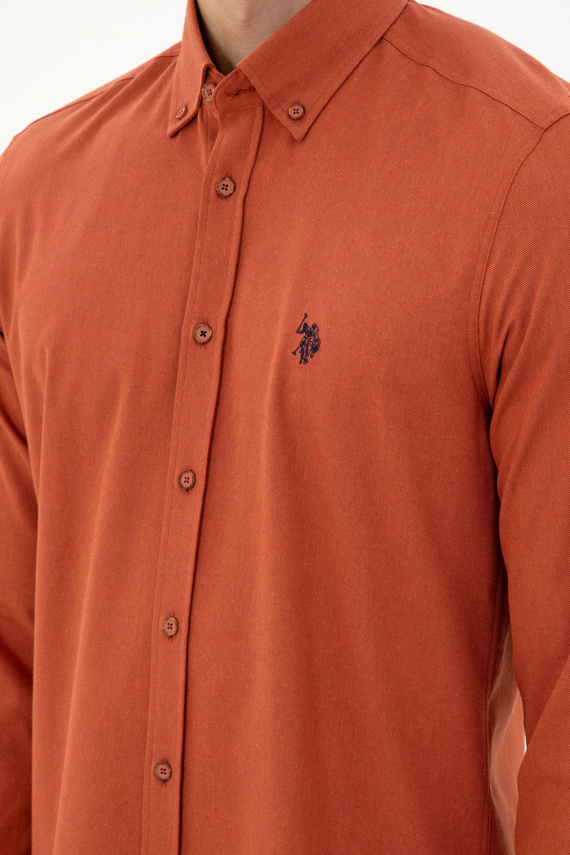 Men's Tile Long Sleeve Basic Shirt