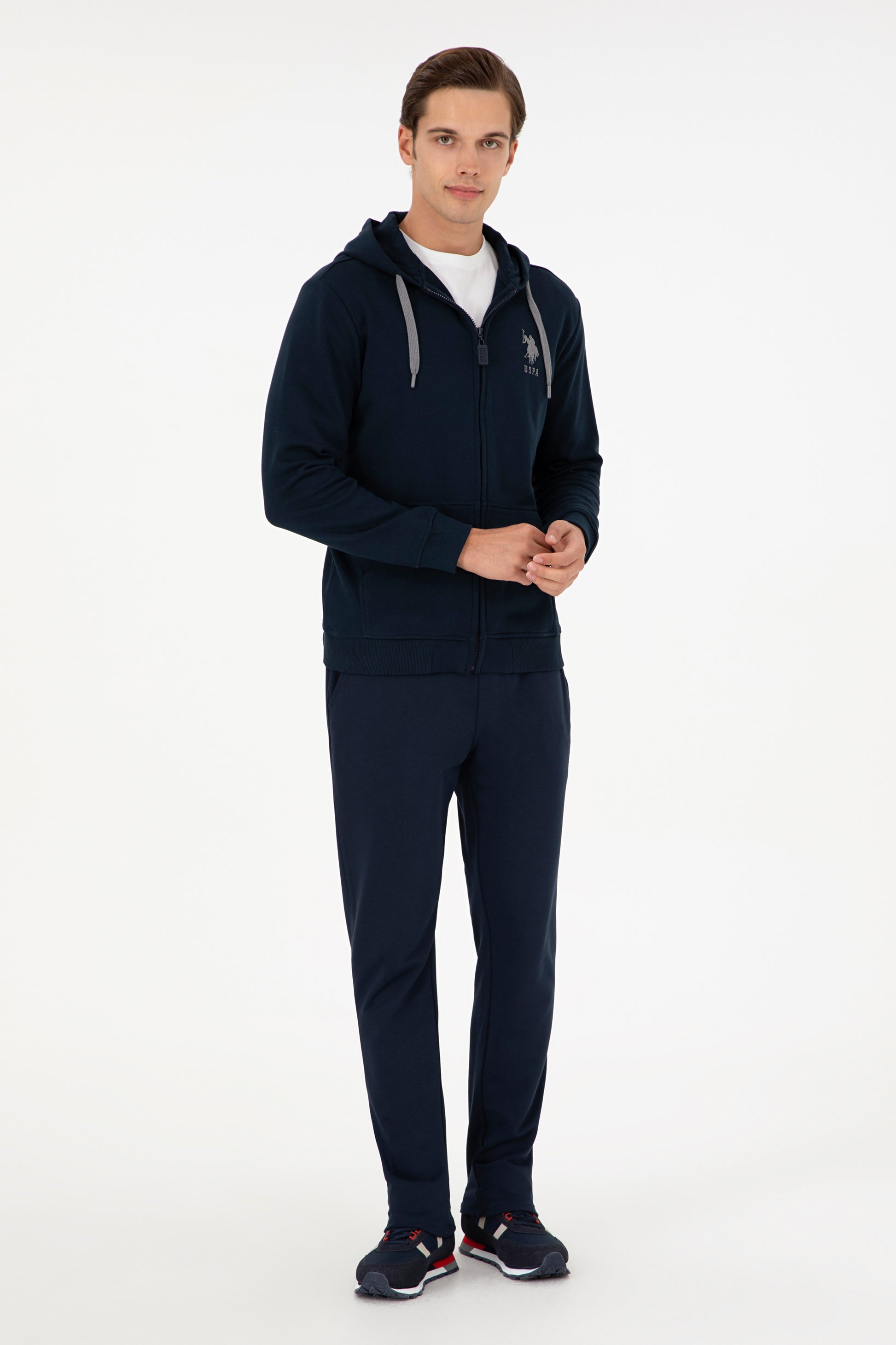 Men's Navy Blue Knitted Cardigan