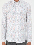 Orange Slim Fit Long Sleeve Shirt
