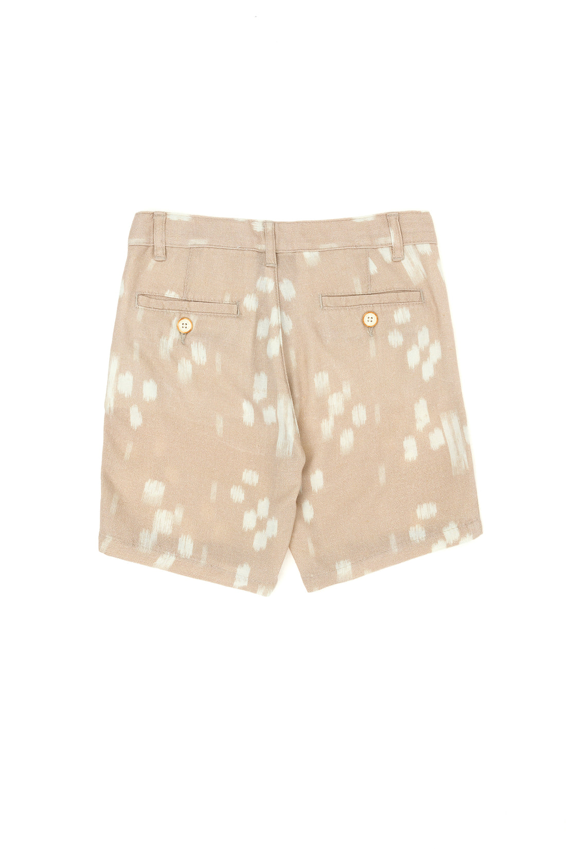 Boy's Beige Knitted Shorts