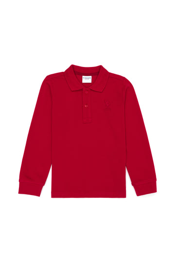 Boy Baby Red Basic Sweatshirt
