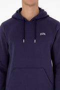 Erkek Regular Fit Kapüşonlu Mürdüm Basic Sweatshirt