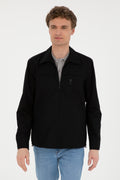 Men's Black Long Sleeve Shirt