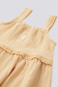 Baby Girl Yellow Strap Dress