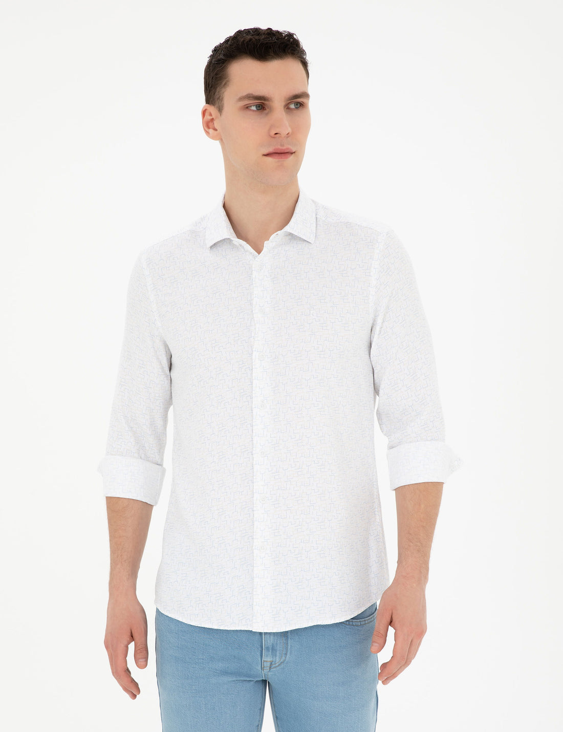 Lemon Slim Fit Long Sleeve Shirt