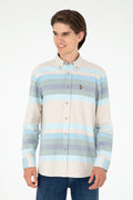 Men's Light Blue Long Sleeve Shirt