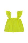 Girls' Neon Yellow Short Sleeve Shirt