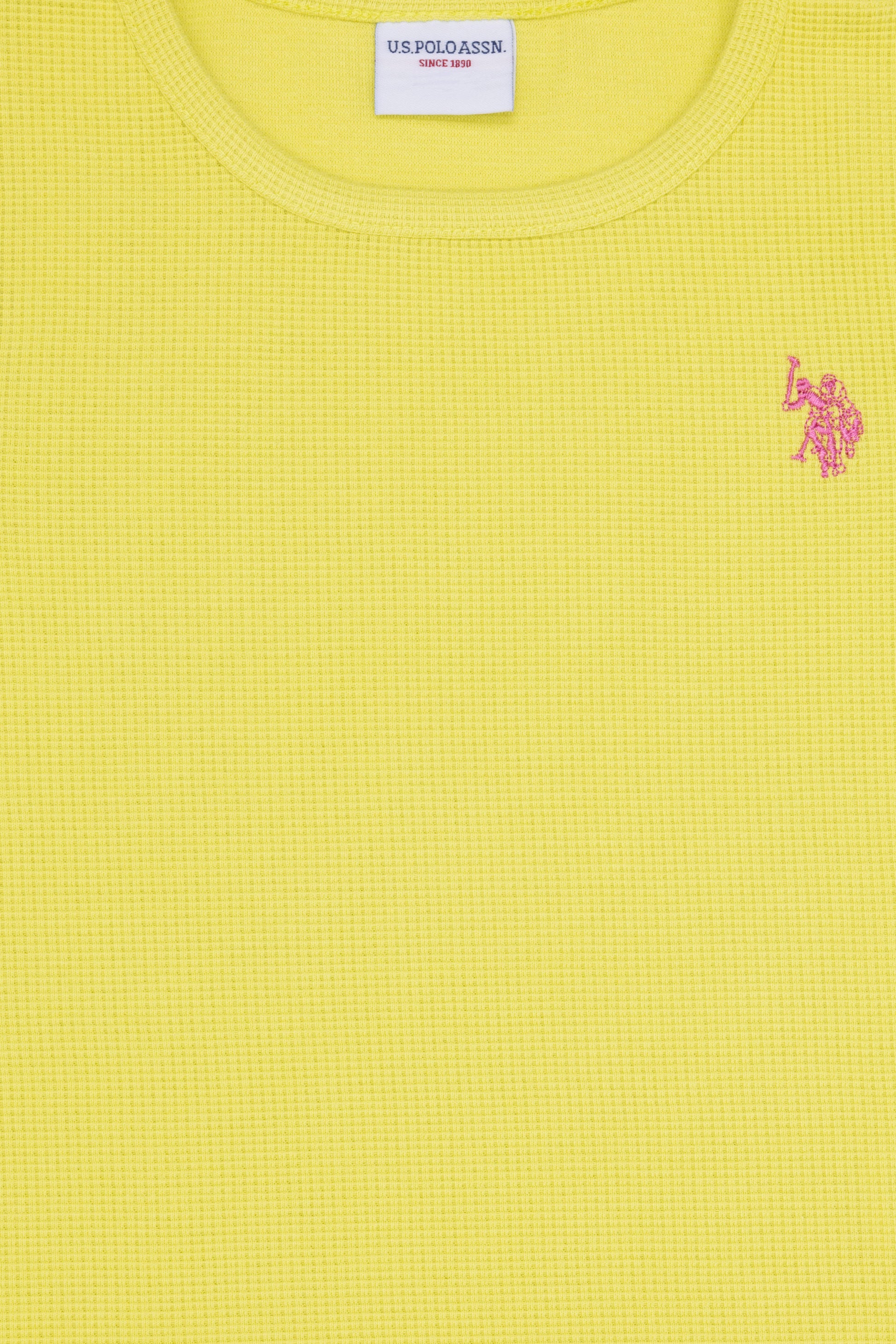 Kids Neon Yellow Crew Neck Sleeveless T-Shirt