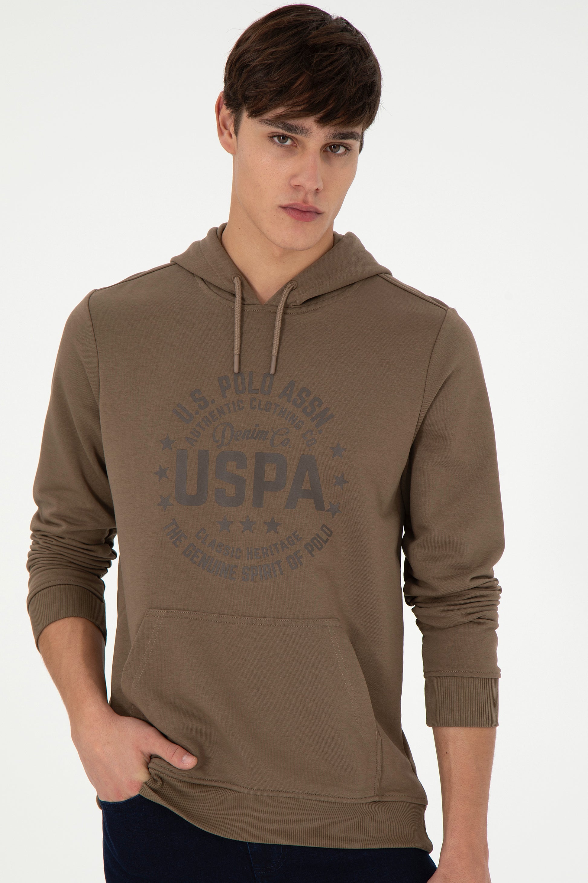 Men's Khaki Sweatshirt