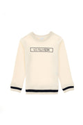 Boy's Cream Crew Neck Sweatshirt