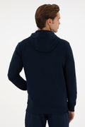 Men's Navy Blue Knitted Cardigan