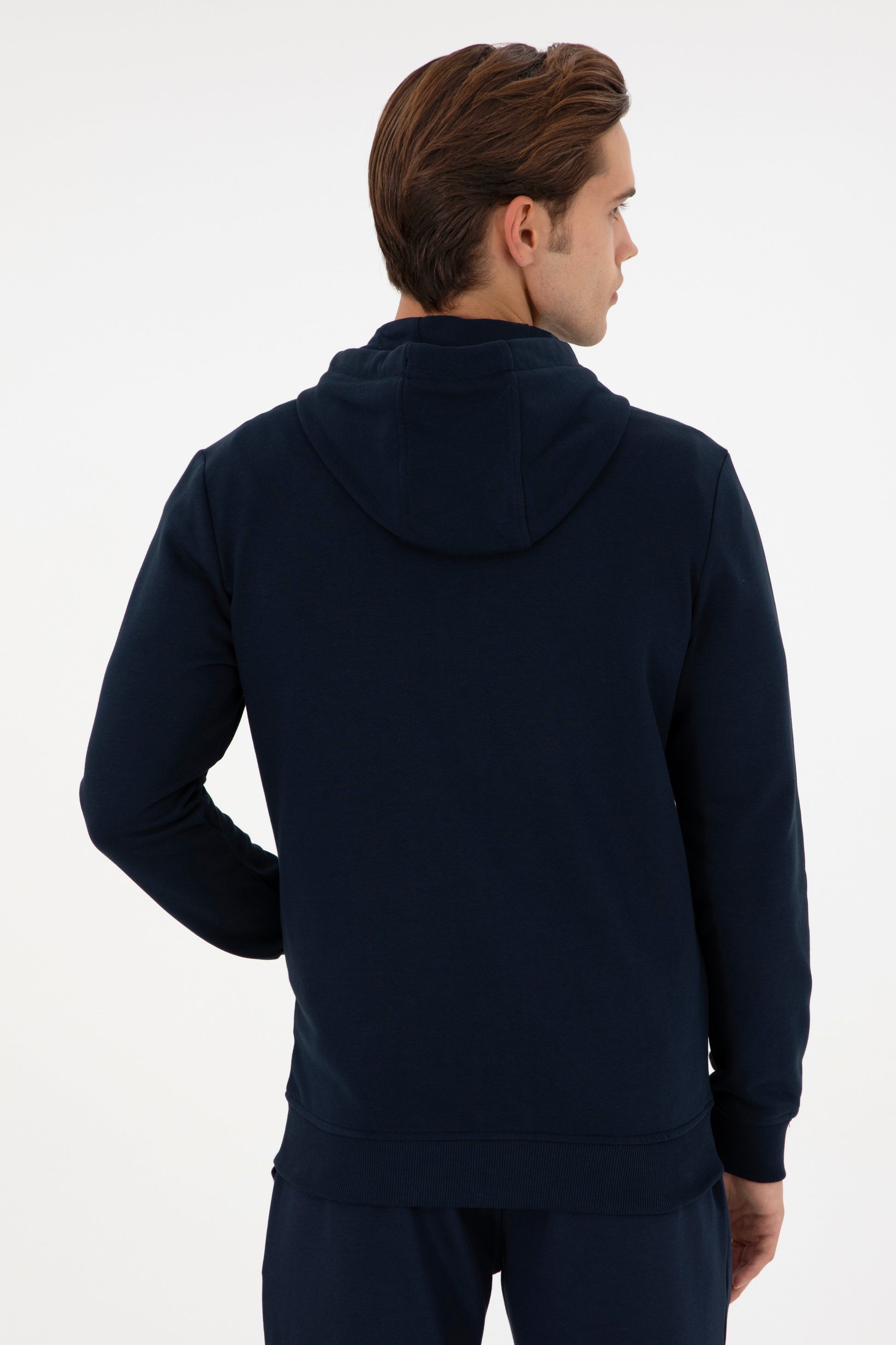 Men's Navy Blue Knitted Cardigan
