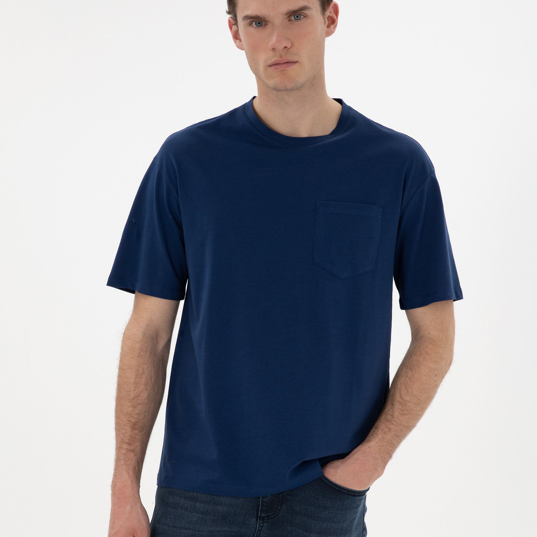 Light Navy Comfort Fit Basic T-Shirt