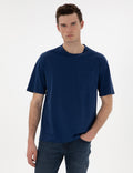 Light Navy Comfort Fit Basic T-Shirt