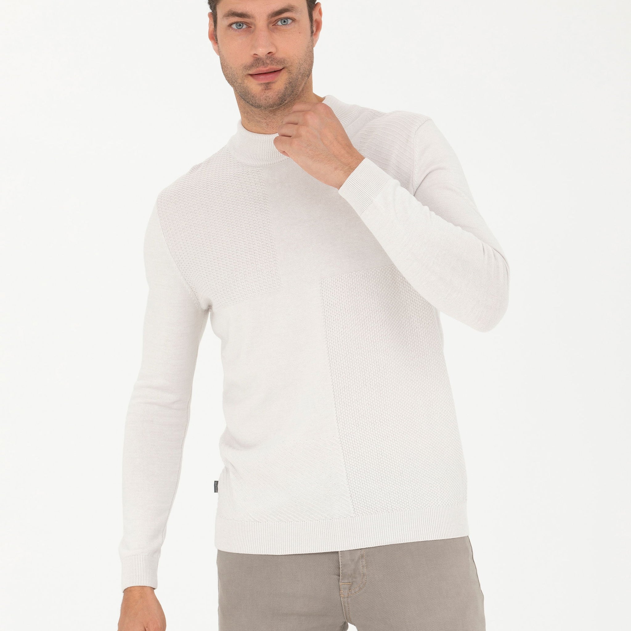 Stone Slim Fit Sweater