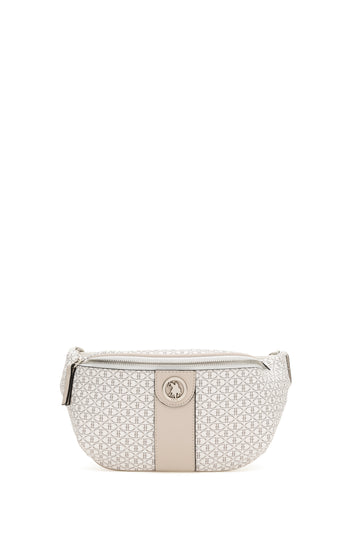 Women's White Waist Bag