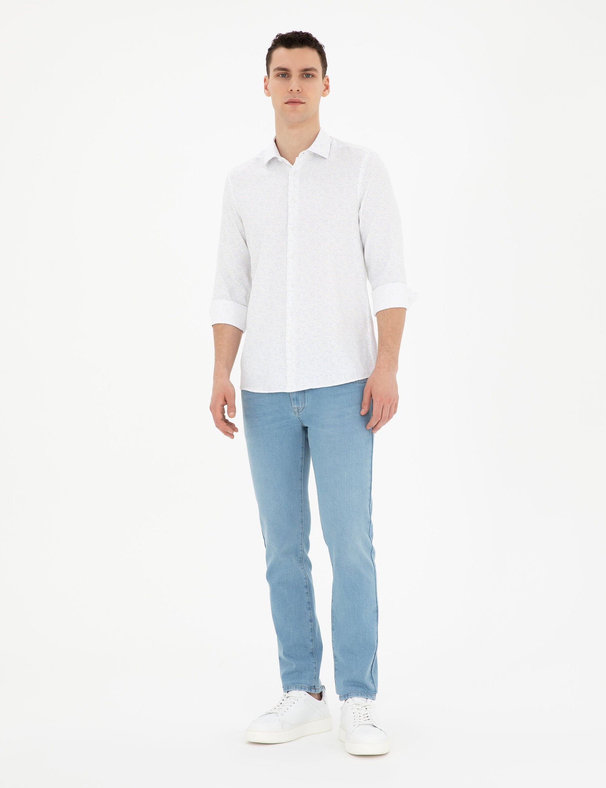 Lemon Slim Fit Long Sleeve Shirt