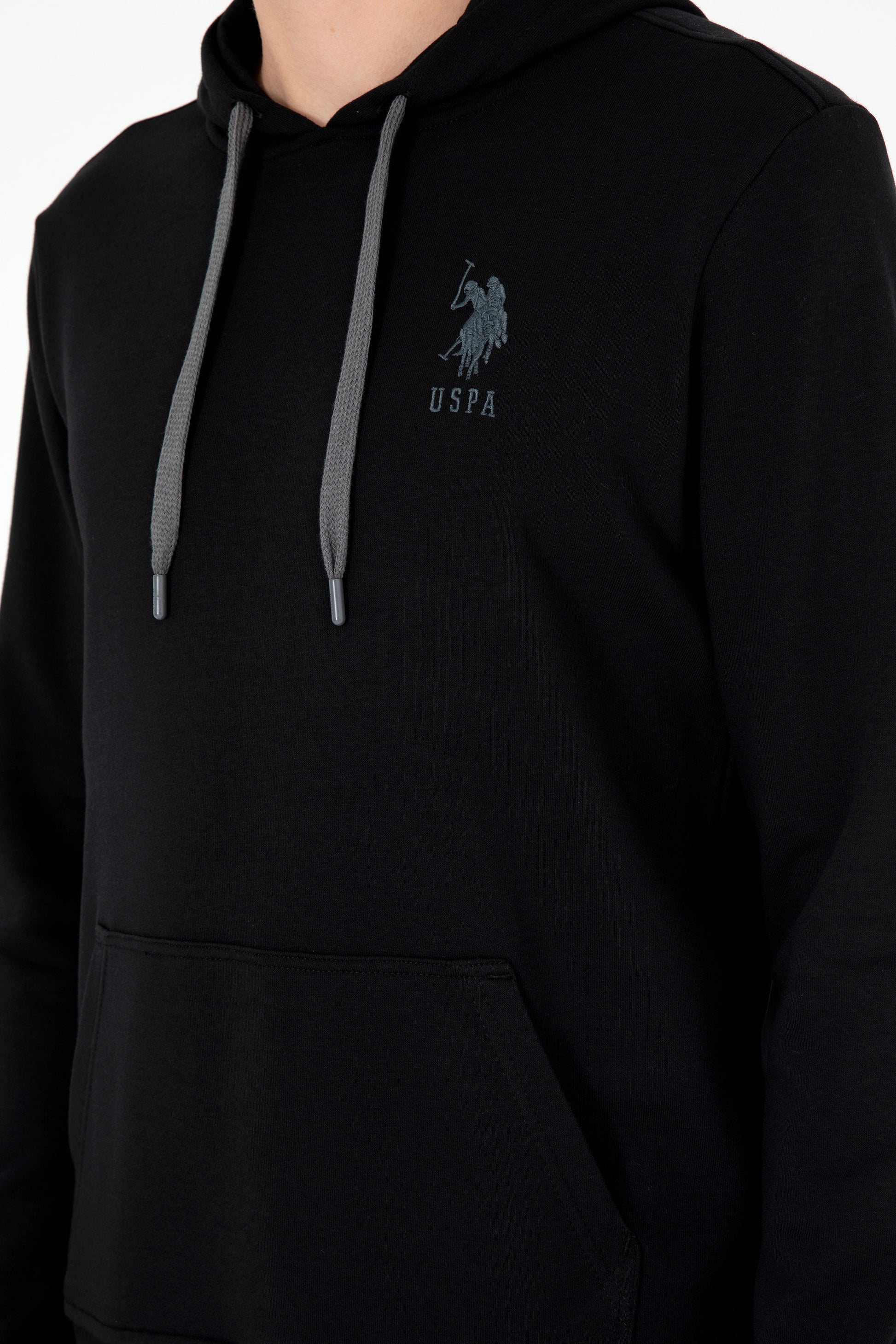 Men's Black Basic Sweatshirt