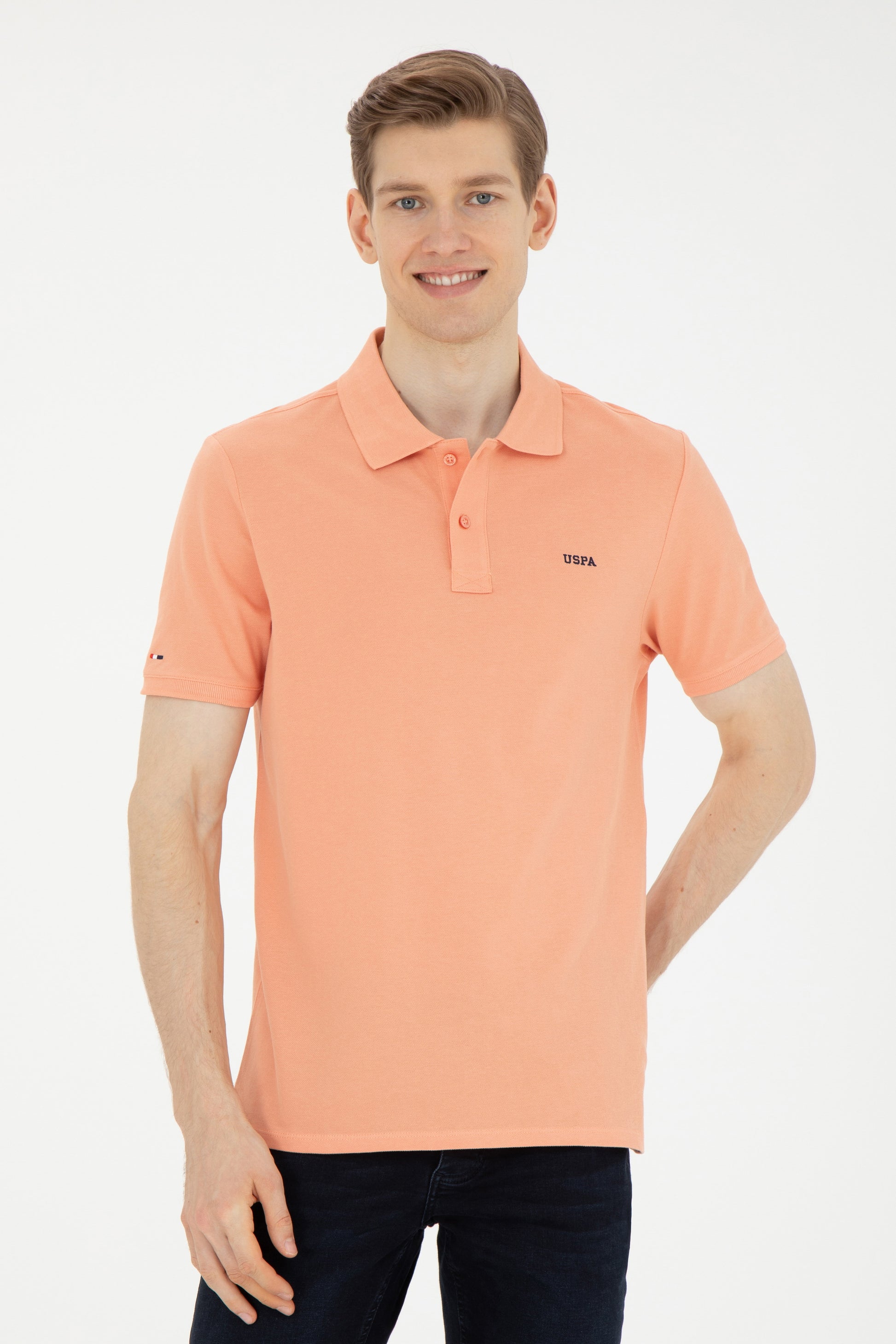 Men's Salmon Basic T-Shirt