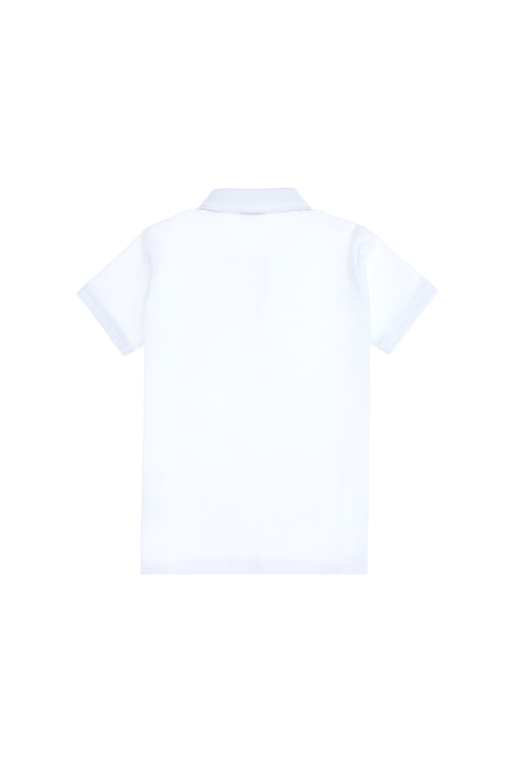Boy's White Basic T-Shirt