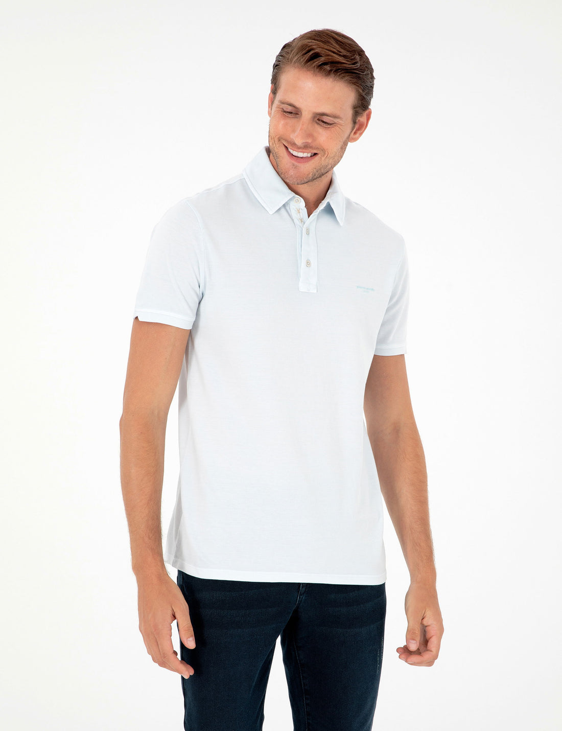 Light Blue Slim Fit T-Shirt