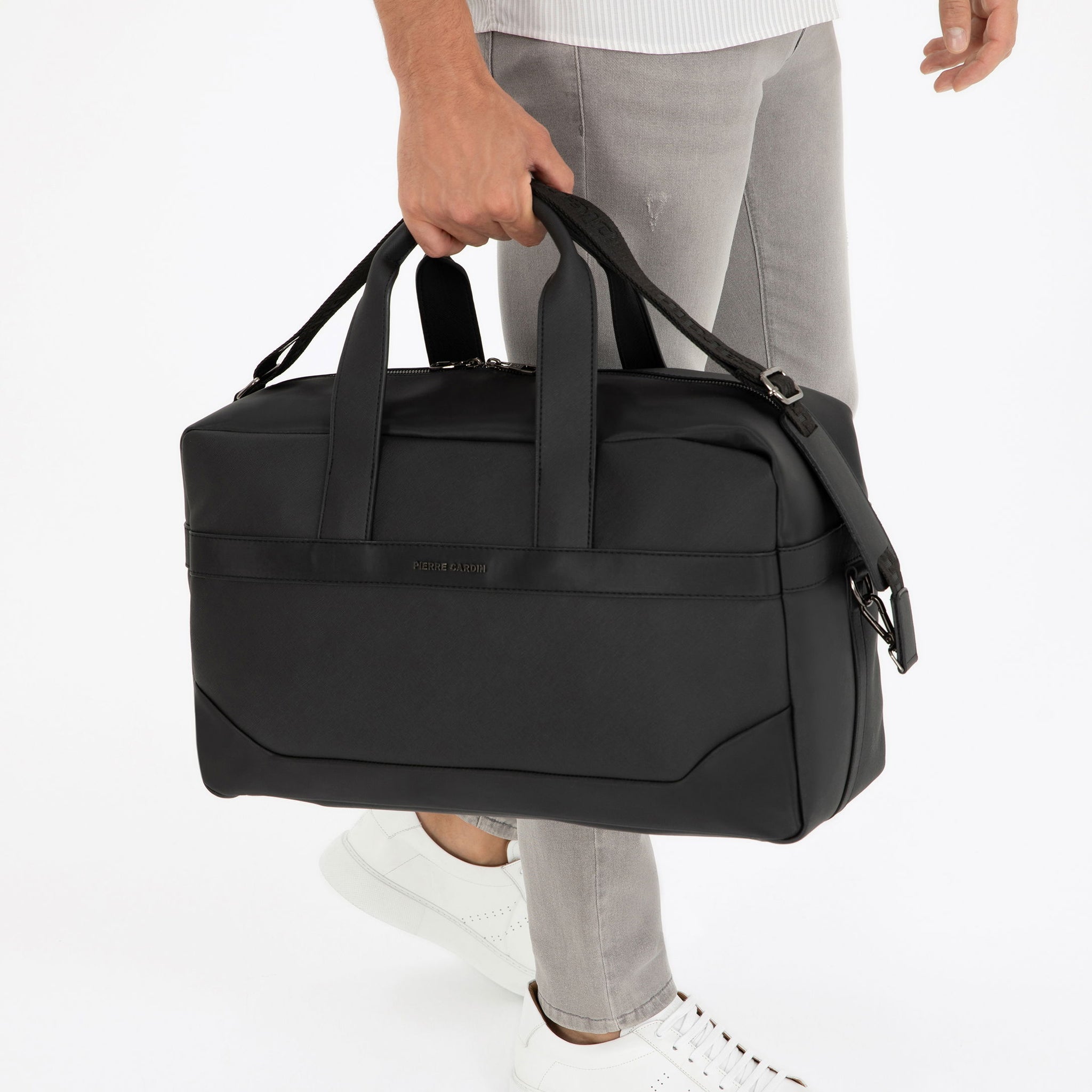 Men's Black Sports Bag