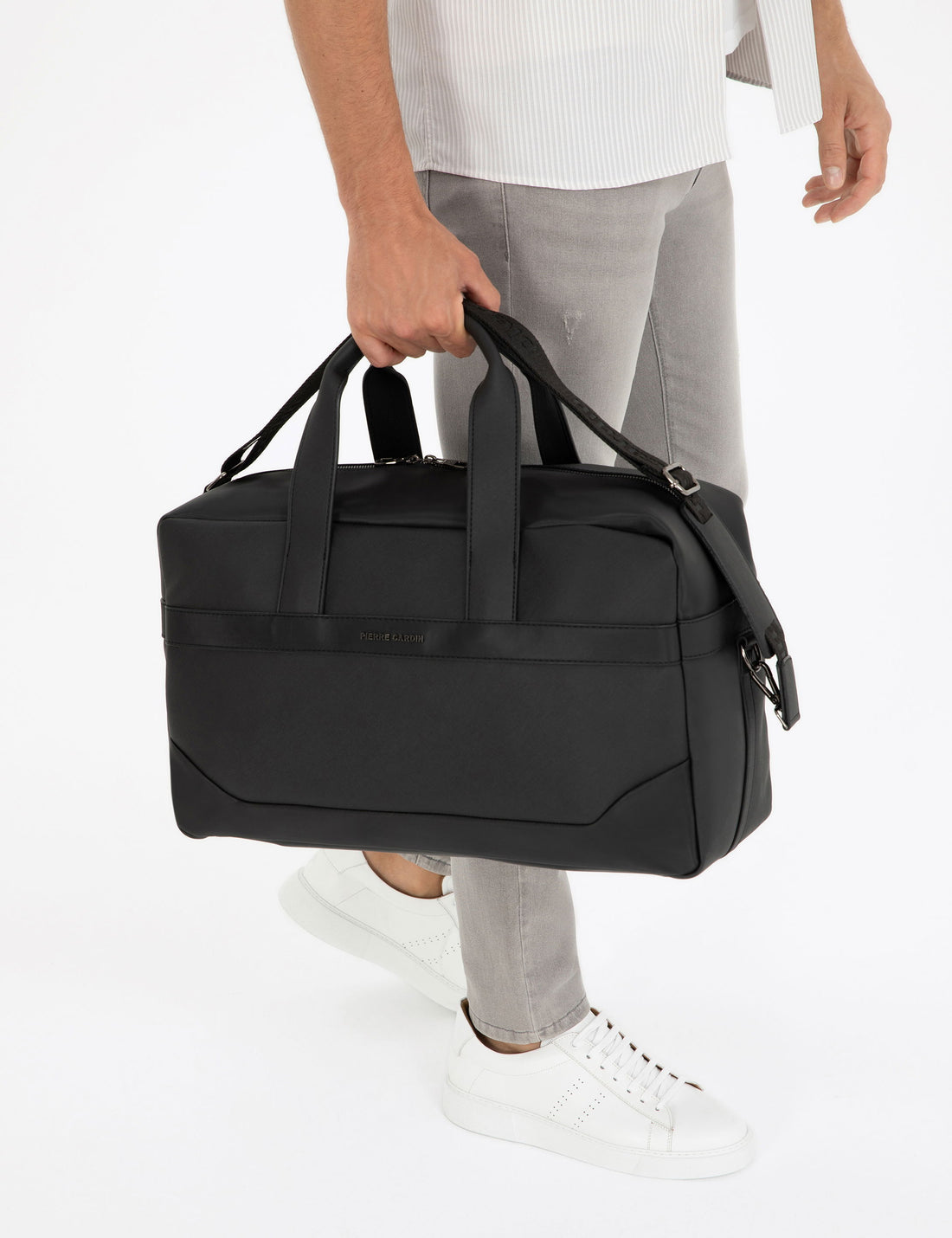 Men's Black Sports Bag