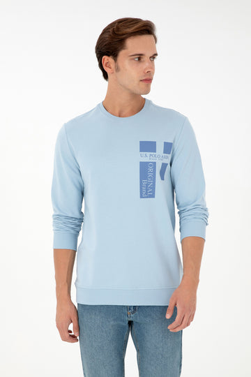 Men's Light Blue Sweatshirt