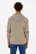 Men's Light Khaki Basic Sweatshirt