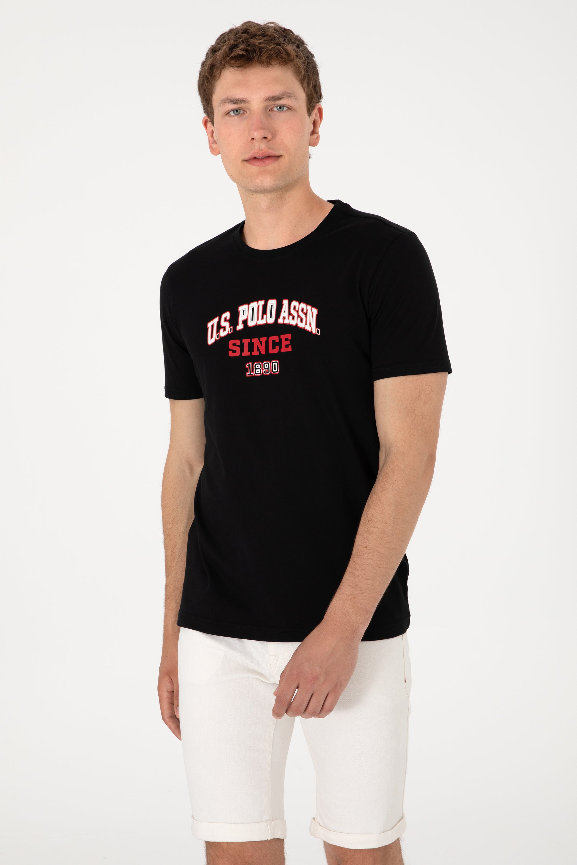 Men's Regular Fit Crew Neck Black T-Shirt