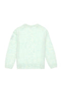 Girls' Water Green Crew Neck Sweater