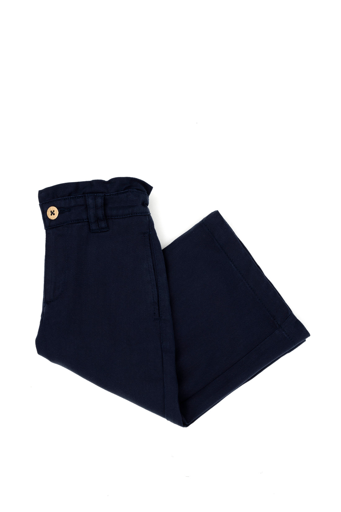 Girls' Navy Blue Canvas Pants
