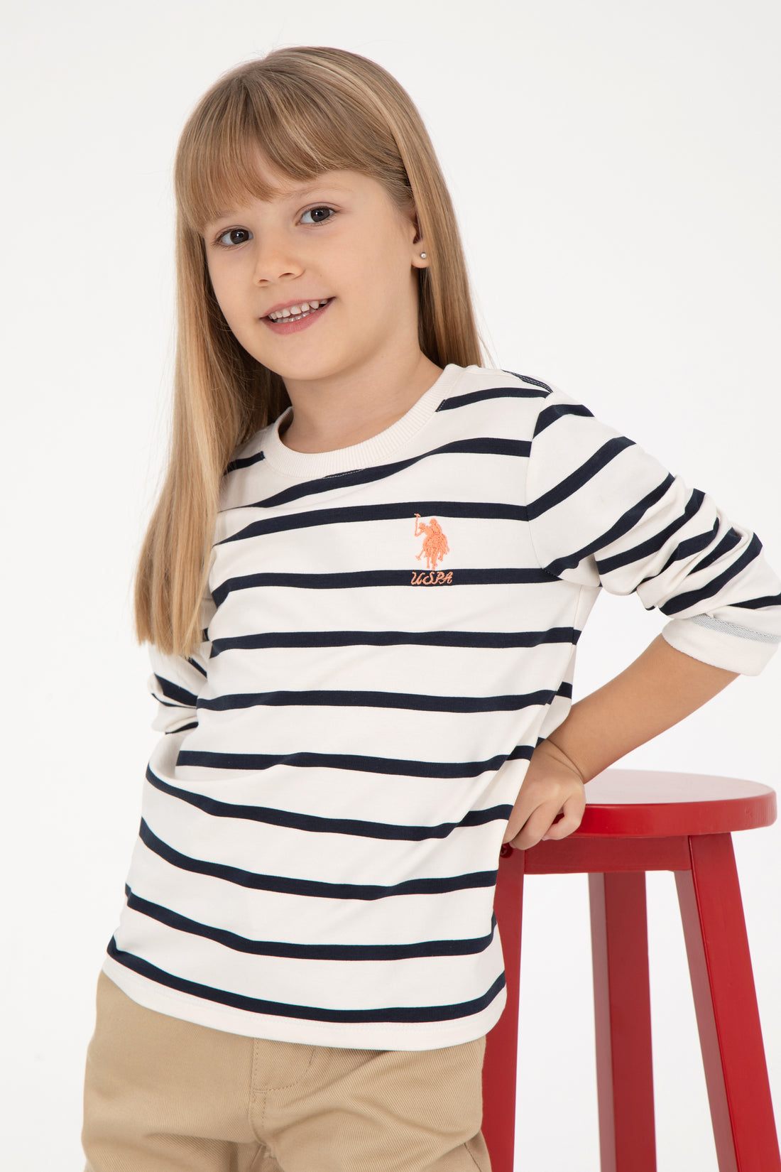 Girl's Cream Sweatshirt