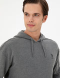 Men's Anthracite Melange Basic Sweatshirt