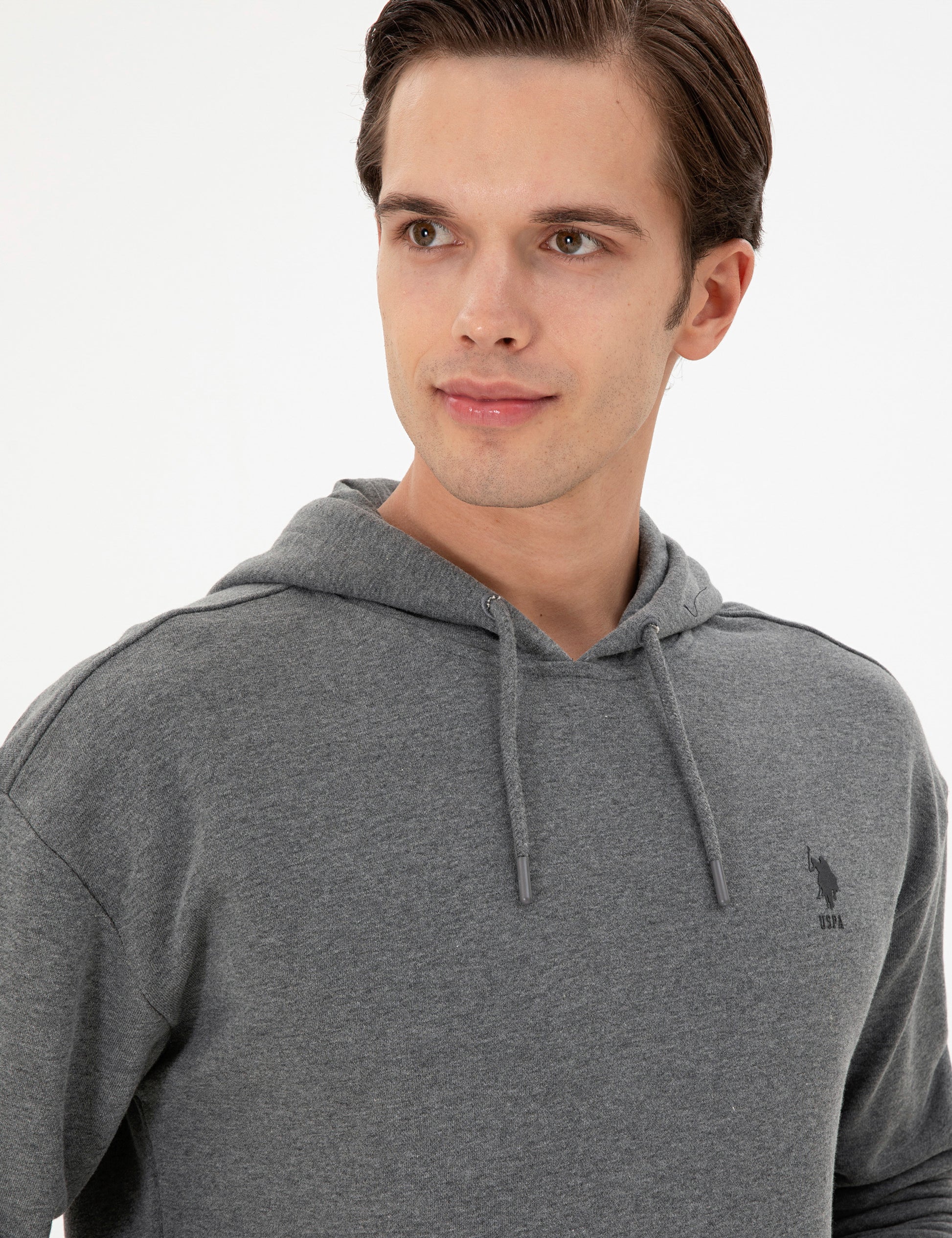 Men's Anthracite Melange Basic Sweatshirt