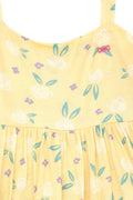 Girl's Yellow Knitted Dress