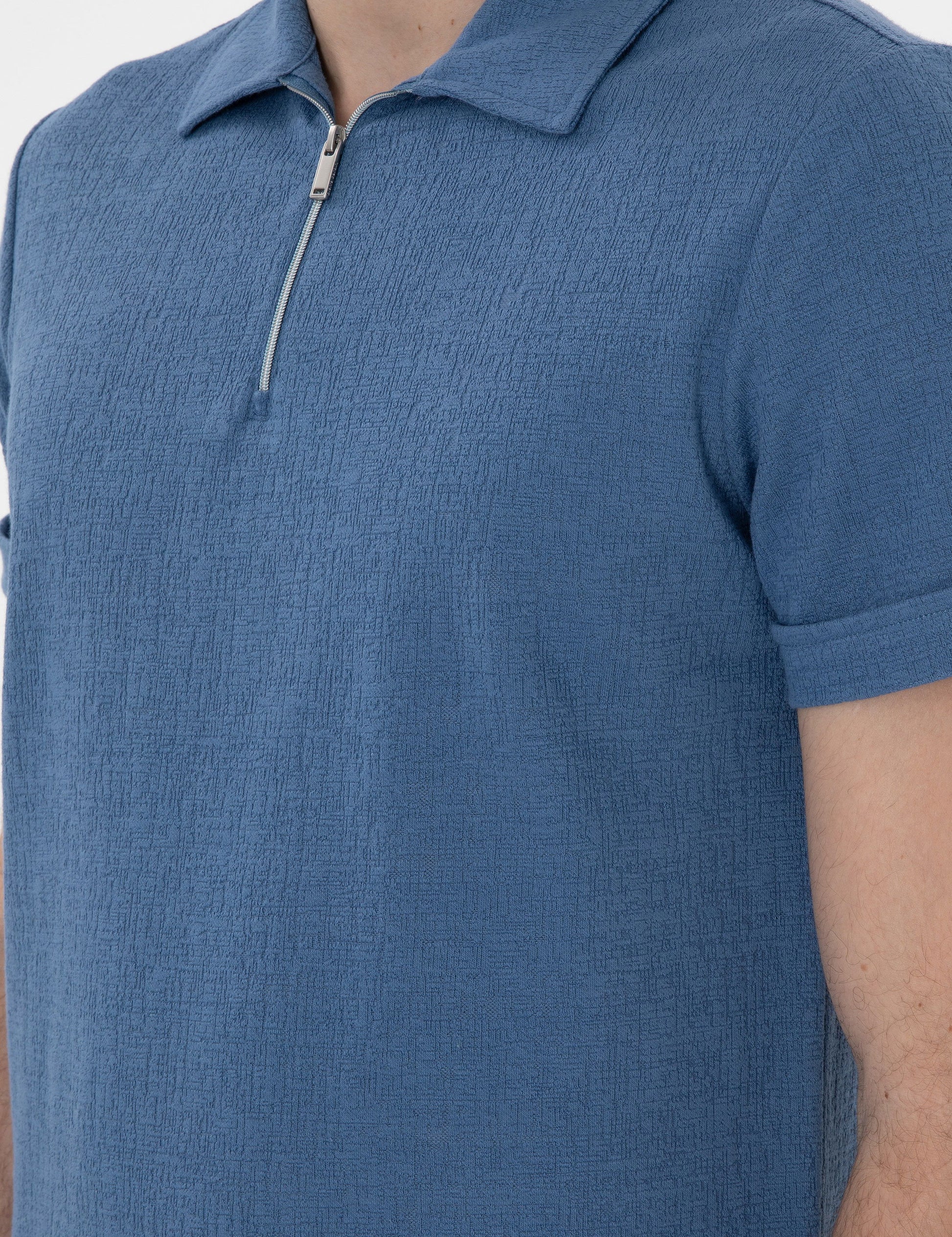 Blue Slim Fit T-Shirt